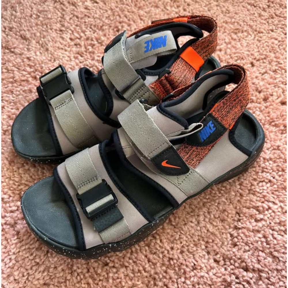 Nike Canyon Sandal "Moon Fossil Orange", US Mens 9, Pre-Owned